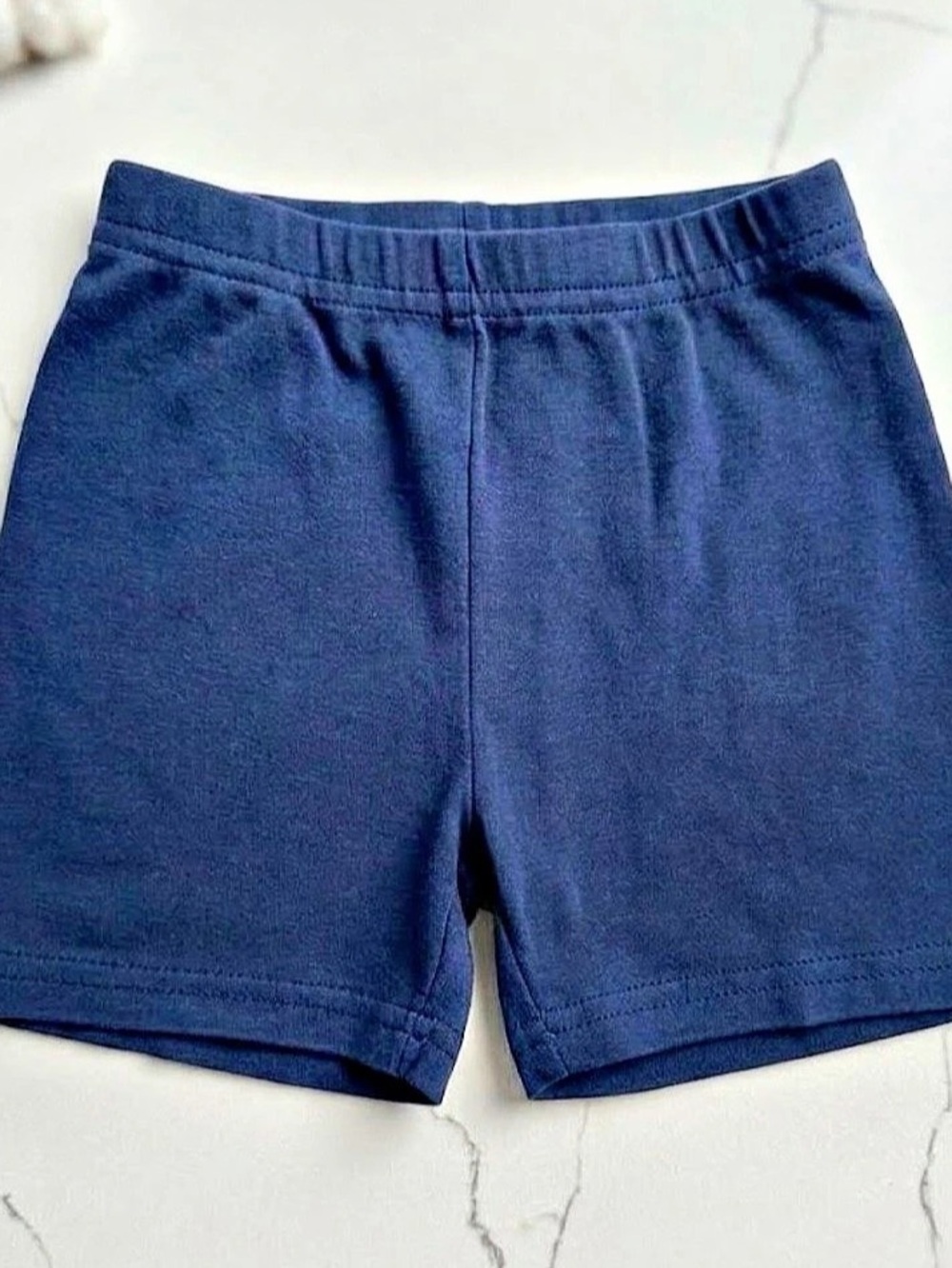 Yeriok Girls Solid Shorts — Navy Blue Size 4T 